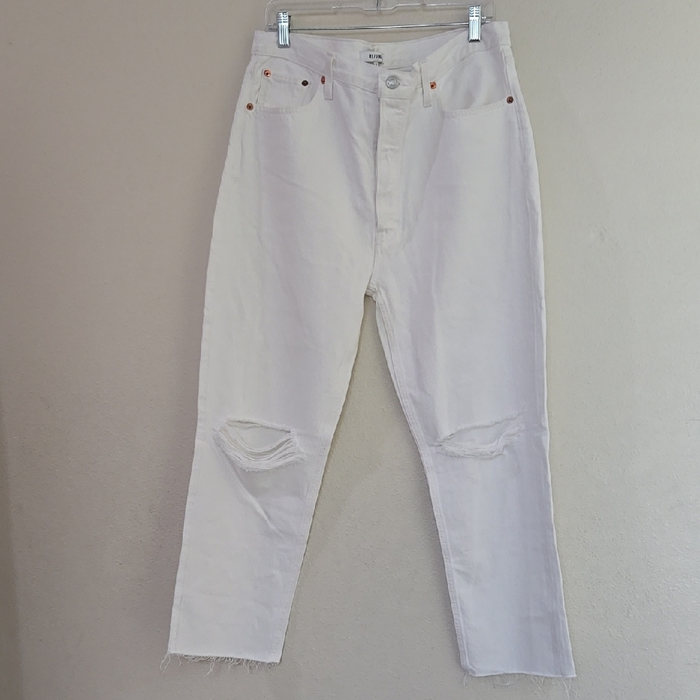 Re/Done Off-White Jeans